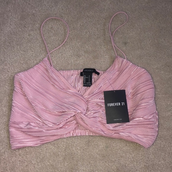 Forever 21 Tops - NWT!! Forever 21 pink crop top